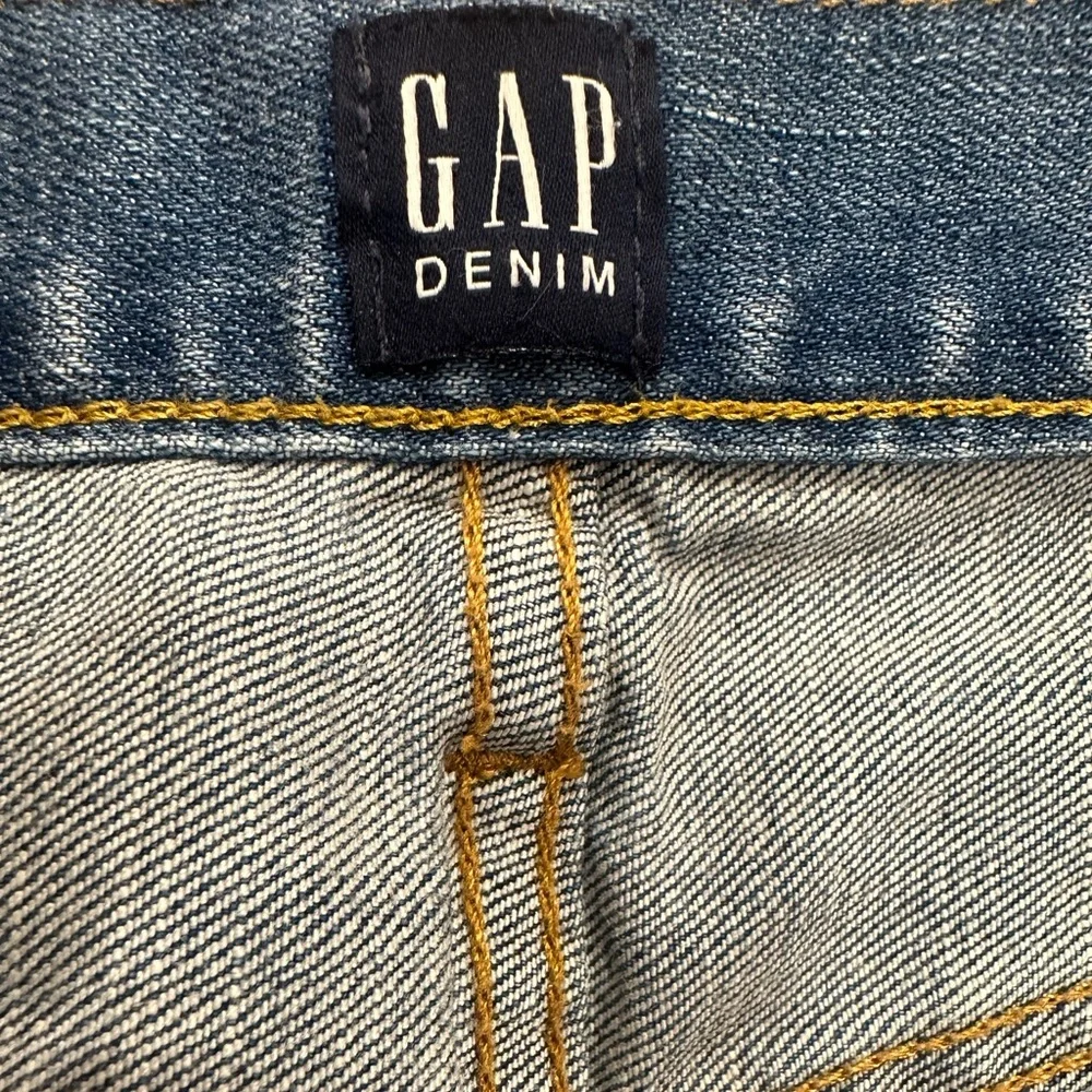GAP MENS LIGHT WASH STRAIGHT LEG 5-POCKET BLUE JEANS SIZE 34 x 36 - Picture 7 of 7